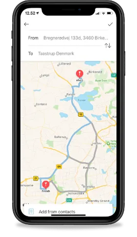 Kørselsregistrering i Acubiz