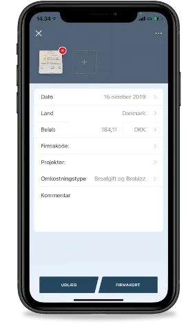 Køb på firmakort i Acubiz